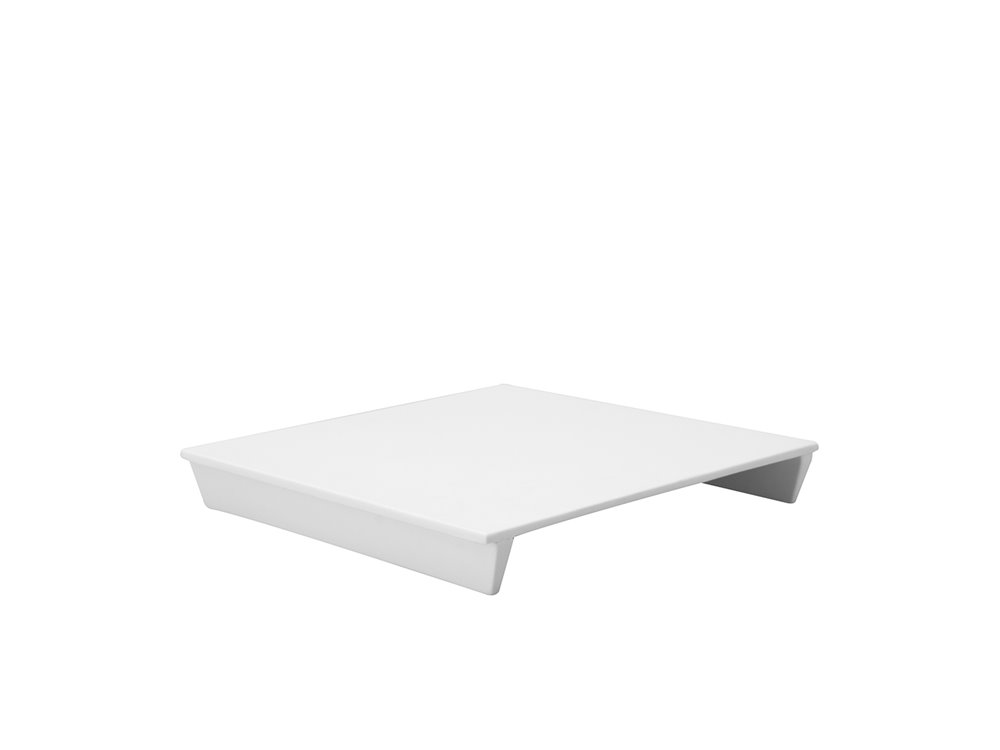 Tray 24x24cm H2.7cm Pure Mat