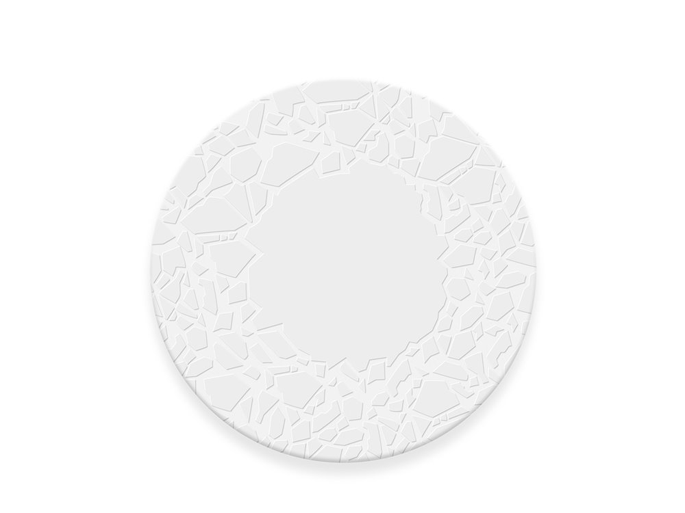 Assiette Banquise 29 cm Relief