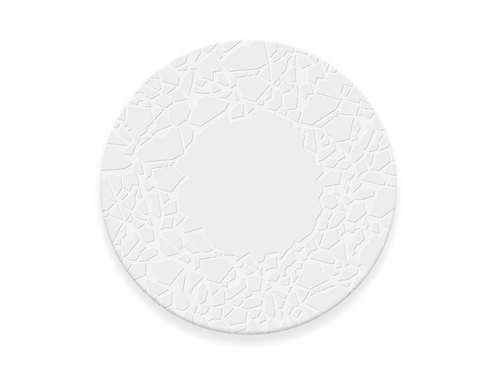 Assiette Banquise 32 cm Relief